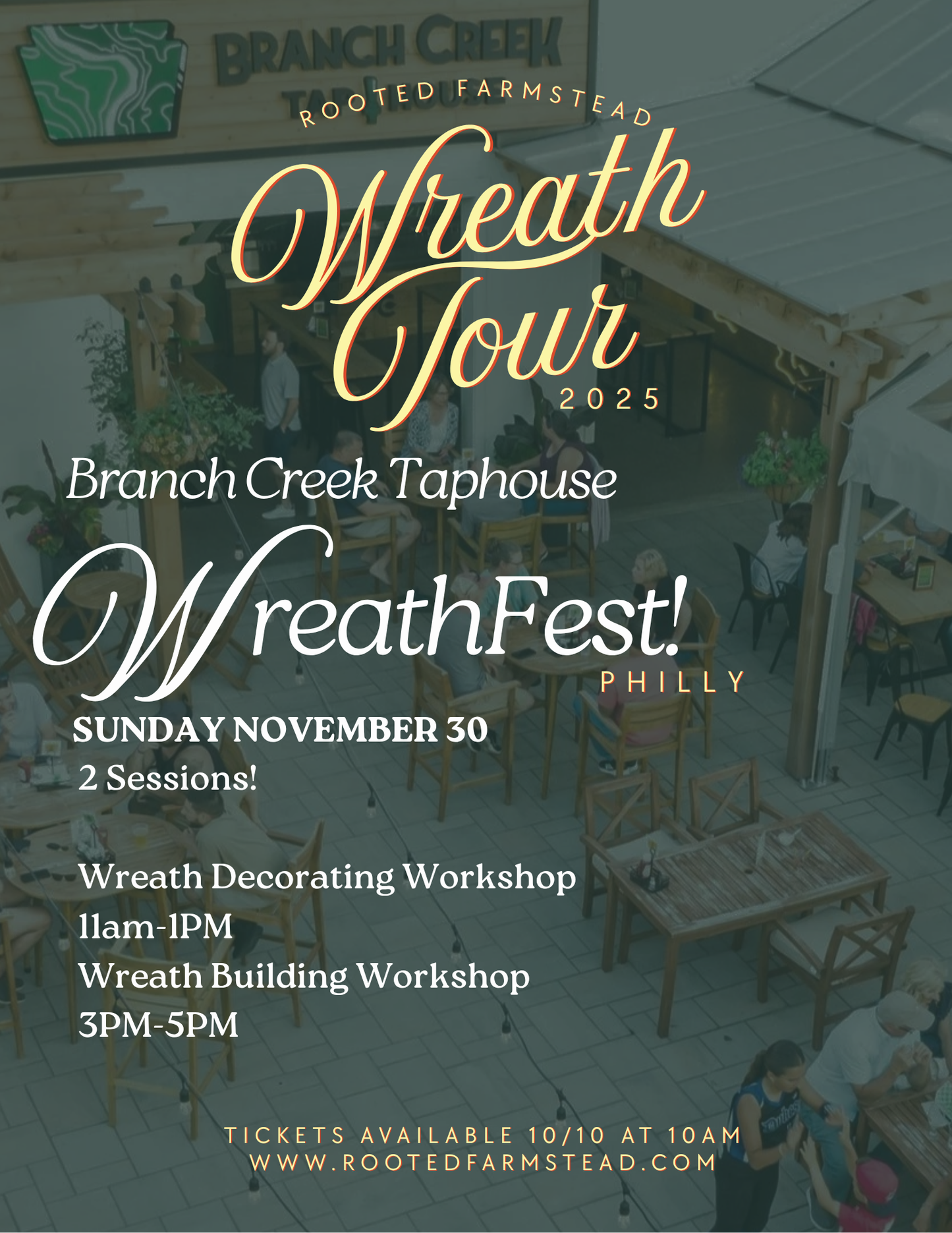 WreathFest Philly Workshops | Branch Creek Taphouse | 2025