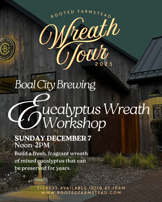Eucalyptus Wreath Workshop | Boal City Brewing | Holiday 2025