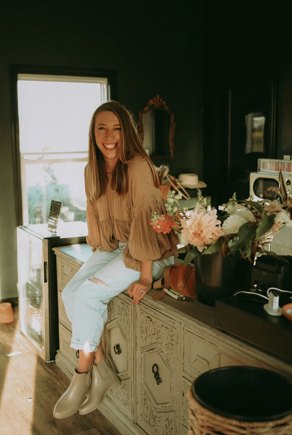 Garden-style wedding florist with farm-grown flowers in Pennsylvania