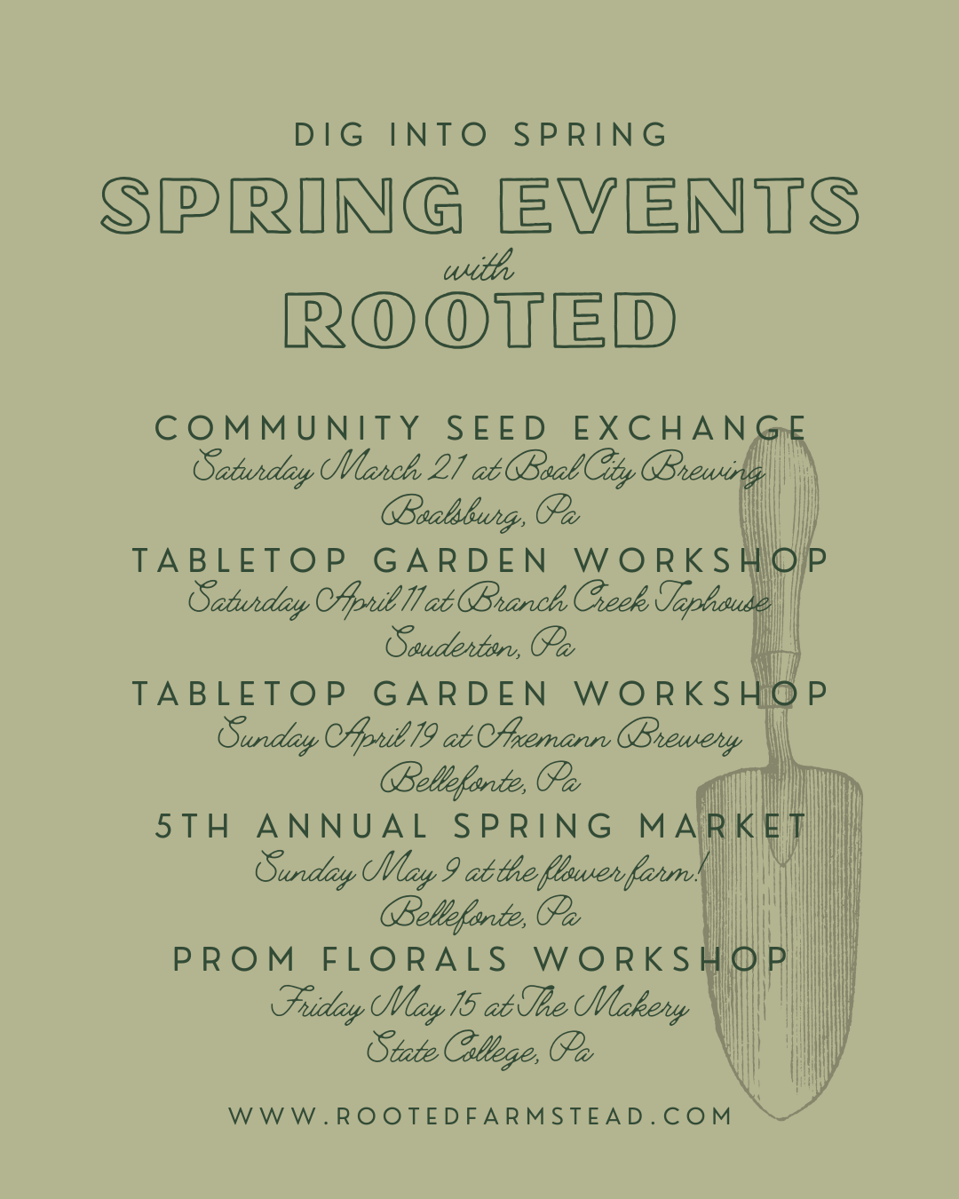 Upcoming Pennsylvania flower farm events and floral workshops now booking seasonal experiences and floral design classes