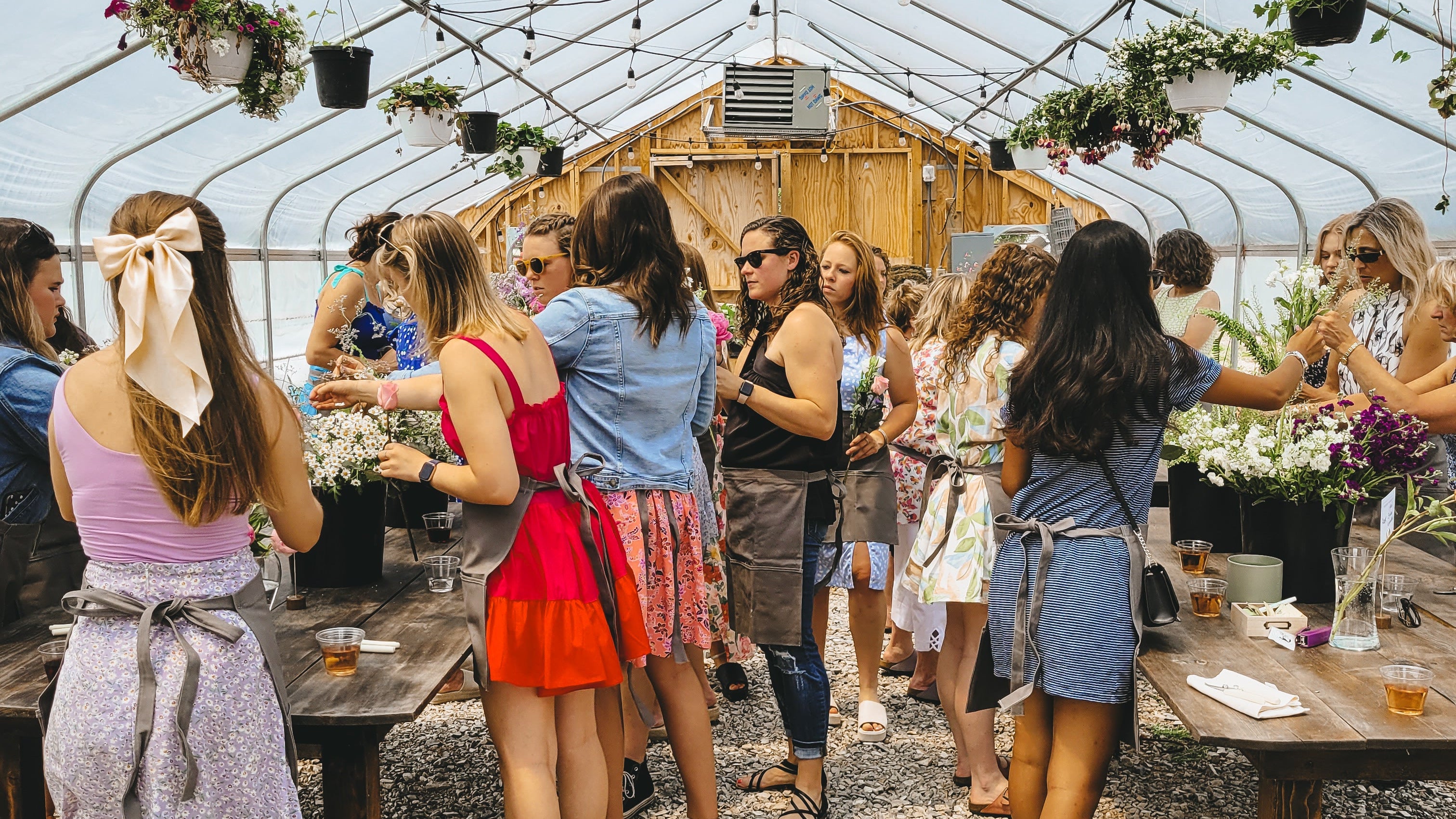 Private floral design workshops in Pennsylvania for groups, events, and hands-on flower arranging experiences